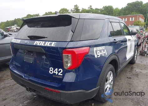 2020 Ford Police Interceptor из США, поврежденный, VIN 1FM5K8AB8LGC15440